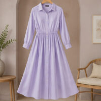 Soft Lilac Feeding Dress